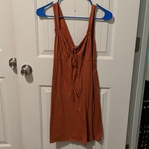 Never worn dress red/orange colored